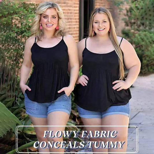 🎁Easter Hot Sale 50% OFF🌺Loose-fitting Tank Top With Built-in Bra