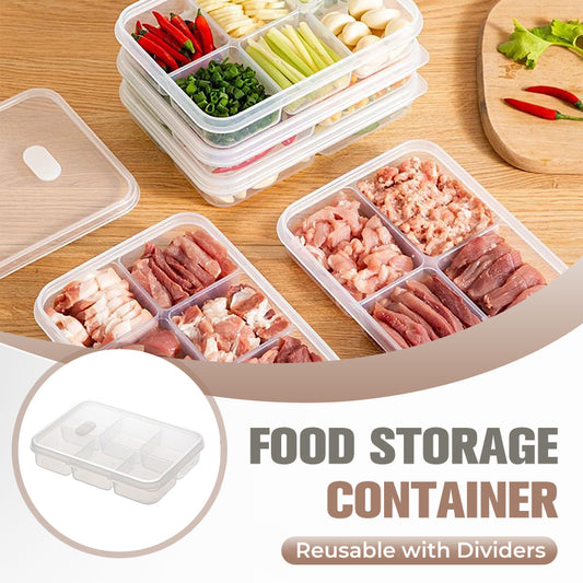 💥Reusable food container with compartments