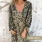 🔥Summer Sale 60% OFF👗Safari Chic Leopard Dress