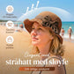 🎀 50% RABATT 👒 | Stråhatt med Retrobåge – Hopfällbar & Andningsbar för Sommaren