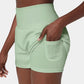 ✨️2025 Hot Sale 65% OFF🥰High Waisted 2-in-1 Yoga Shorts & Side Pockets