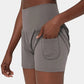 ✨️2025 Hot Sale 65% OFF🥰High Waisted 2-in-1 Yoga Shorts & Side Pockets