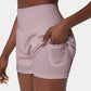✨️2025 Hot Sale 65% OFF🥰High Waisted 2-in-1 Yoga Shorts & Side Pockets