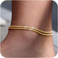 💜LAST DAY - BUY 1 GET 1 FREE💜Dainty Layered waterproof anklet✨