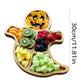 🎃👻2025 New Arrivals✨Halloween Ghost Shaped Bamboo Serving Tray