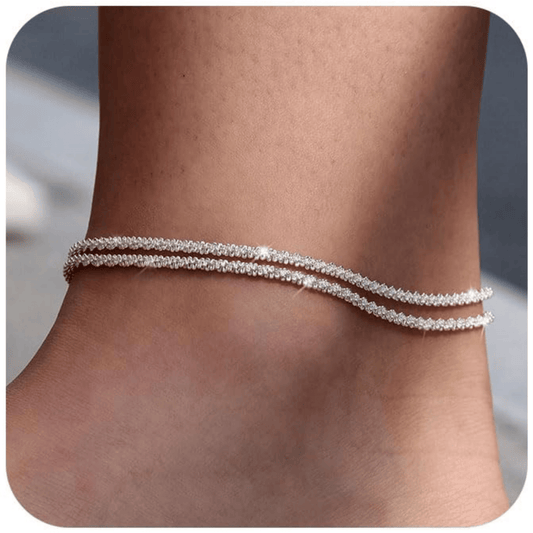💜LAST DAY - BUY 1 GET 1 FREE💜Dainty Layered waterproof anklet✨