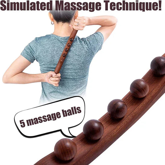 🔥LAST DAY SALE 55% OFF💥Wooden lymphatic massage stick