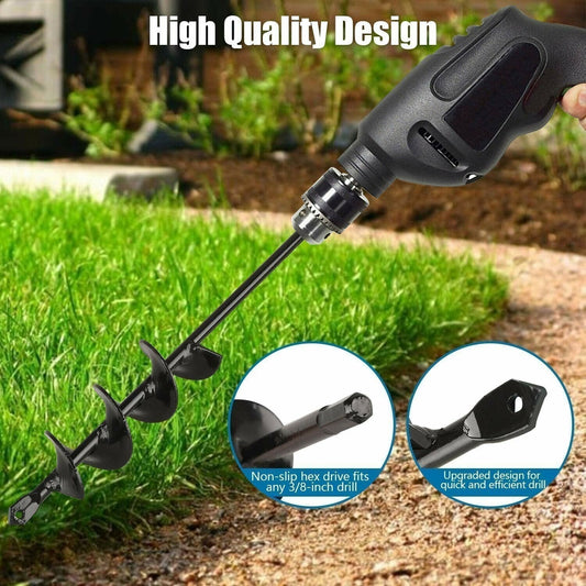 🎁Hot Sale 50% OFF⏳Easy Gardening Auger Spiral Drill Bit🌱