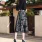 Women's Floral Mesh Reversible One-Piece Wrap Skirt