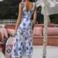 💖2025 Hot Sale💖⏳50% OFF for a limited time 💥Women's Fashion Tie-Shoulder Printed One Piece Swimsuit and Skirt—✈️Free Shipping 📦