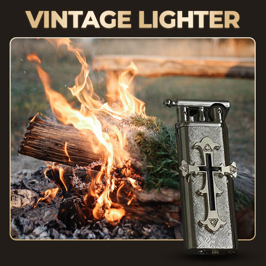 Vintage Stylish Cross Design Lighter
