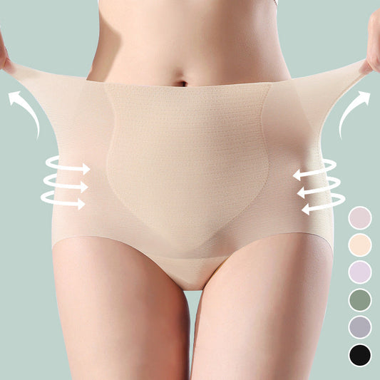🔥Limited Time Offer 62% OFFUltra-thin Ice Silk Seamless High-waist Belly-control Panties