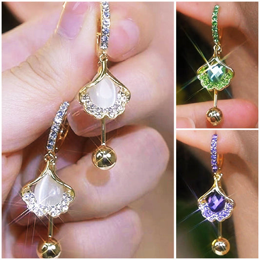 💥 Last day! 60% Off 💥Delicate Ginkgo Leaf Earrings for Women