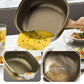 🍳[Titanium alloy non-stick wok] A kitchen revolution, easy cooking without smoke!