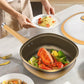 🍳[Titanium alloy non-stick wok] A kitchen revolution, easy cooking without smoke!