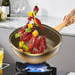 🍳[Titanium alloy non-stick wok] A kitchen revolution, easy cooking without smoke!
