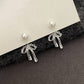 🎁Elegant Ballet Style Openwork Bow Stud Earrings