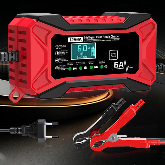 ⏳Begrenset tilbud⏰Smart bil- og motorsykkelbatterilader