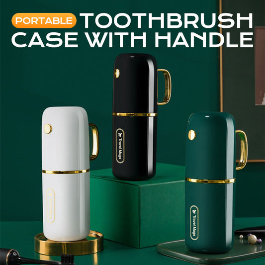 Portable Toothbrush Case with Handle