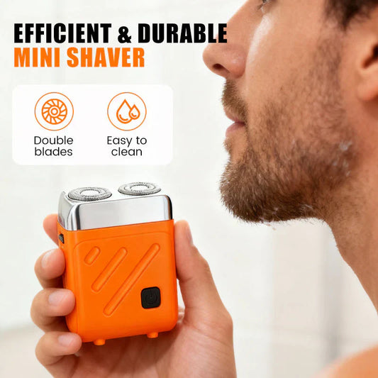 💥50 % rabatt🏆Mini-elektrisk barbermaskin for menn⚡Den perfekte barberingen
