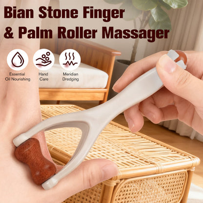 Bian Stone finger- og håndflaterullmassasjeapparat