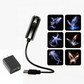 🌙 50% RABATT – Bærbar USB-projektor med bøybar hals – HD bildekvalitet – plug & play – 3 filmer – kompakt & lett
