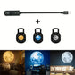 🌙 50% RABATT – Bærbar USB-projektor med bøybar hals – HD bildekvalitet – plug & play – 3 filmer – kompakt & lett