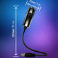 🌙 50% RABATT – Bærbar USB-projektor med bøybar hals – HD bildekvalitet – plug & play – 3 filmer – kompakt & lett