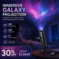 🌙 50% RABATT – Bærbar USB-projektor med bøybar hals – HD bildekvalitet – plug & play – 3 filmer – kompakt & lett
